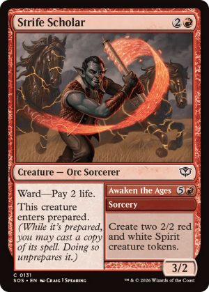 MTG-SOS-131 Strife Scholar // Awaken the Ages