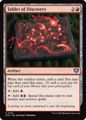 MTG-SOS-132 Tablet of Discovery