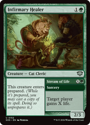 MTG-SOS-152 Infirmary Healer // Stream of Life