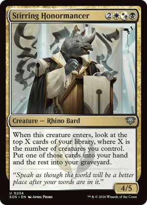 Stirring Honormancer