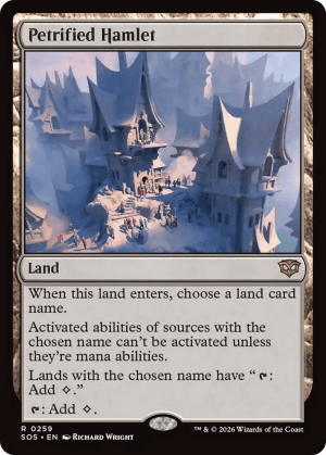 MTG-SOS-259 Petrified Hamlet