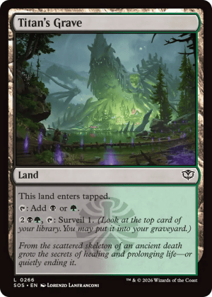 MTG-SOS-266 Titan's Grave