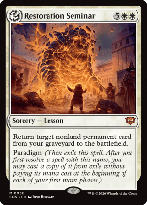 MTG-SOS-30 Restoration Seminar