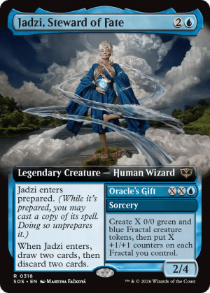 MTG-SOS-318 Jadzi, Steward of Fate // Oracle's Gift
