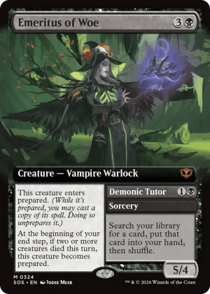 MTG-SOS-324 Emeritus of Woe // Demonic Tutor