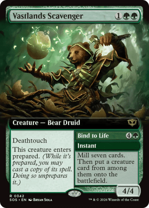 MTG-SOS-342 Vastlands Scavenger // Bind to Life