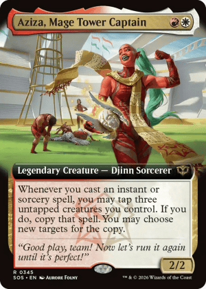 MTG-SOS-345 Aziza, Mage Tower Captain