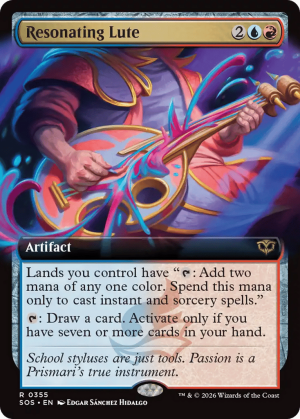 MTG-SOS-355 Resonating Lute