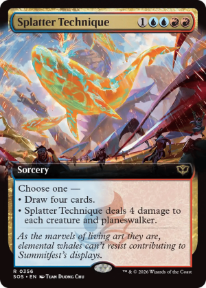 MTG-SOS-356 Splatter Technique