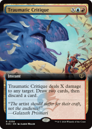 MTG-SOS-358 Traumatic Critique