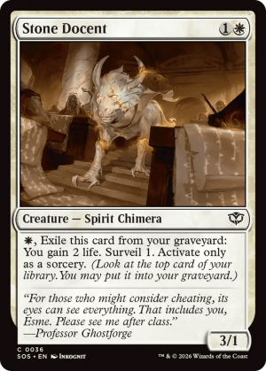 MTG-SOS-36 Stone Docent