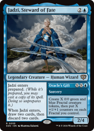 MTG-SOS-55 Jadzi, Steward of Fate // Oracle's Gift