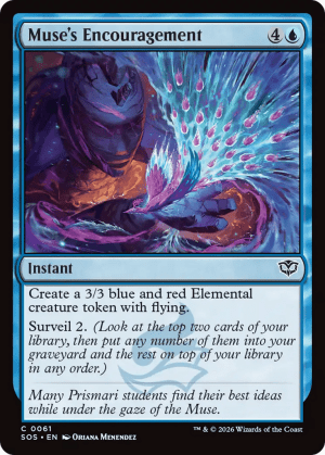 MTG-SOS-61 Muse's Encouragement