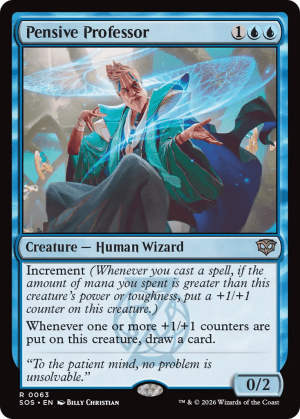 MTG-SOS-63 Pensive Professor