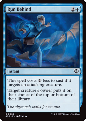MTG-SOS-66 Run Behind
