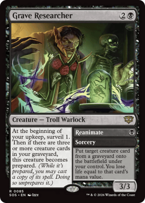 MTG-SOS-85 Grave Researcher // Reanimate