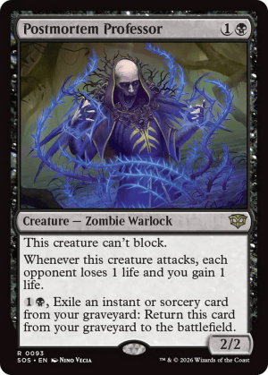 MTG-SOS-93 Postmortem Professor