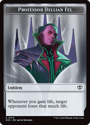 MTG-SOS-E13 Professor Dellian Fel Emblem