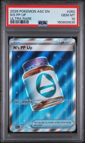 PSA 10 - Cert 160800635 - Front