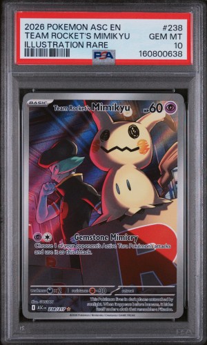 PSA 10 - Cert 160800638 - Front
