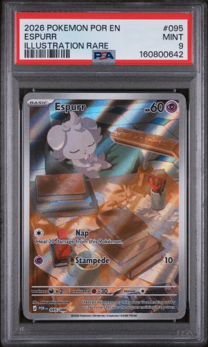 PSA 9 - Cert 160800642 - Front