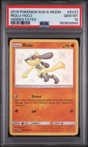 PSA 10 - Cert 160800649 - Front