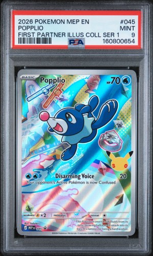 PSA 9 - Cert 160800654 - Front
