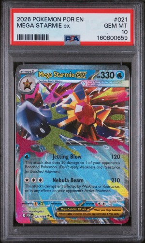 PSA 10 - Cert 160800659 - Front