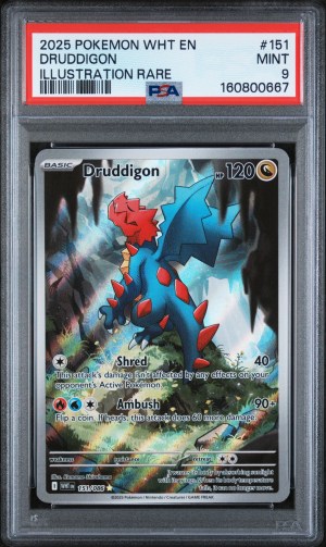 PSA 9 - Cert 160800667 - Front