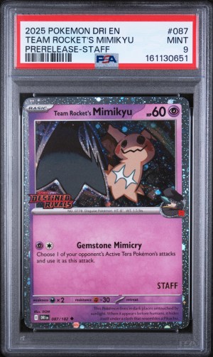 PSA 9 - Cert 161130651 - Front