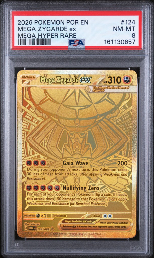 PSA 8 - Cert 161130657 - Front