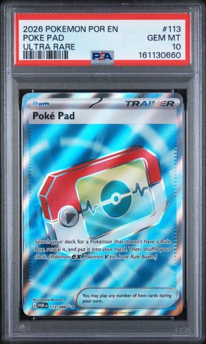 PSA 10 - Cert 161130660 - Front